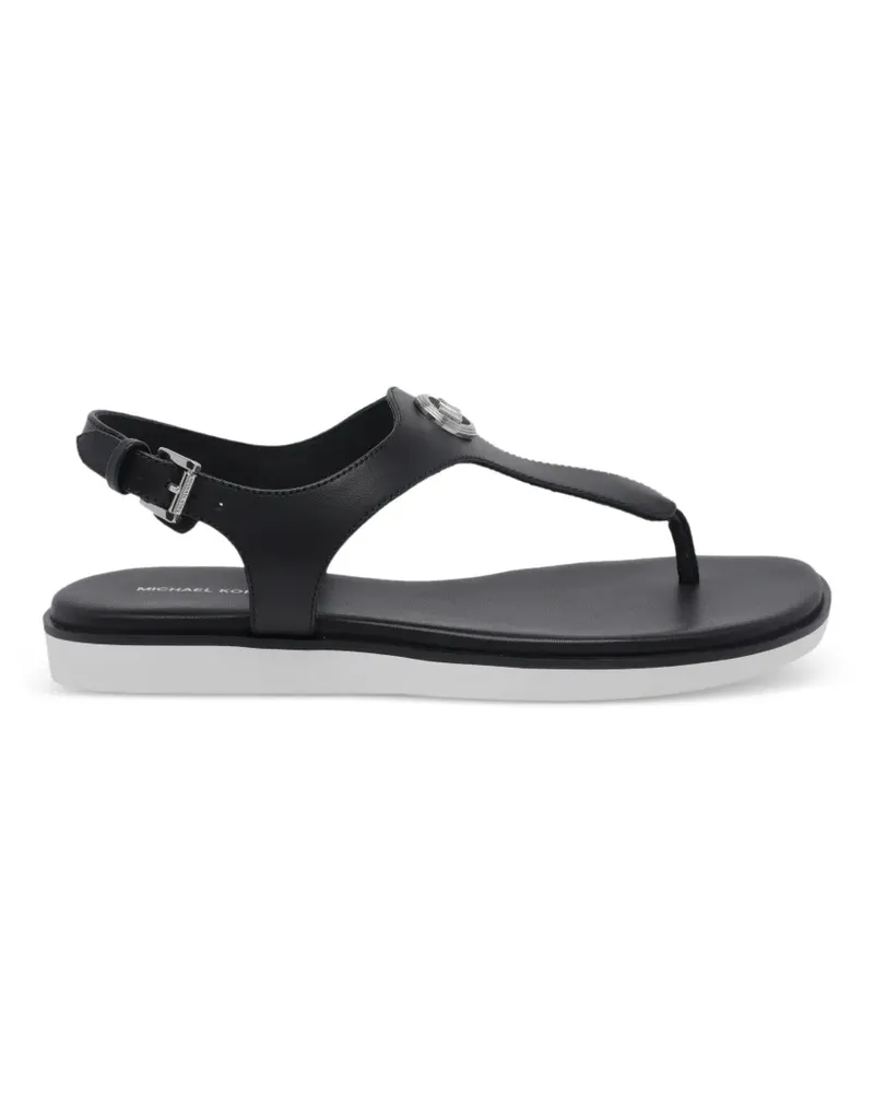 Michael Kors Sandalen mit Logo-Schnalle - Schwarz Schwarz
