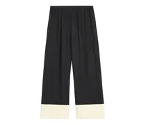 Colour-Block-Hose - Schwarz