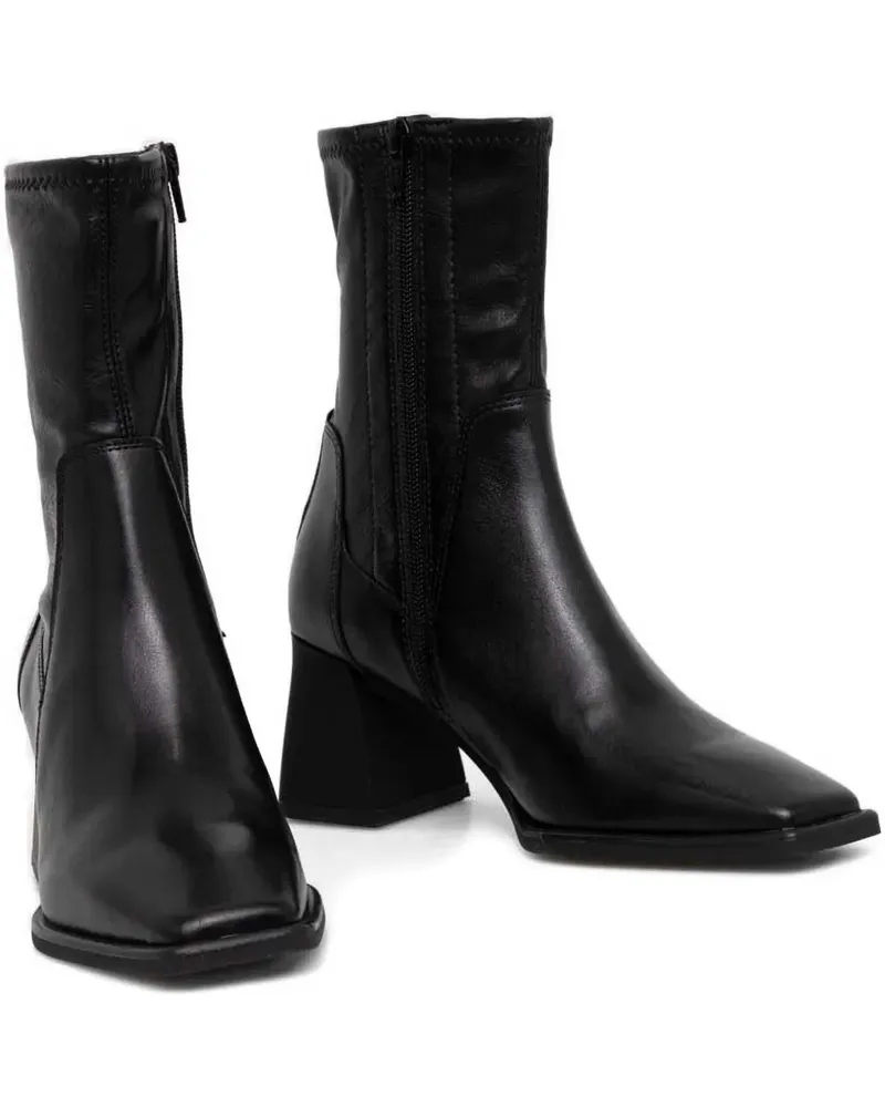 Vagabond Stiefel mit Blockabsatz - Schwarz Schwarz