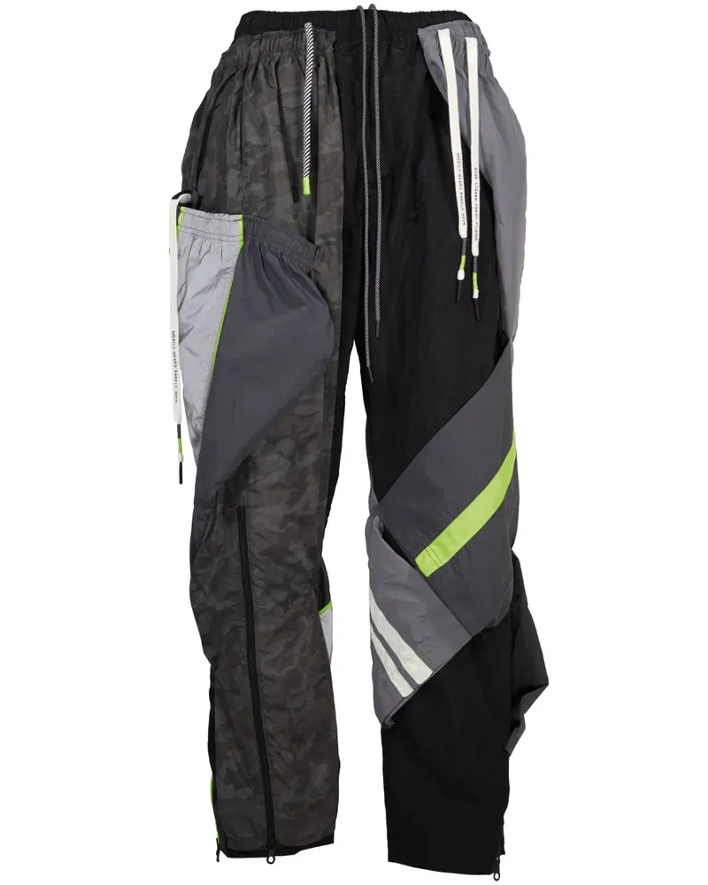Mostly Heard Rarely Seen Jogginghose im Deconstructed-Look - Schwarz Schwarz