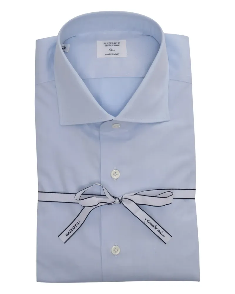 MAZZARELLI Klassisches Hemd - Blau Blau