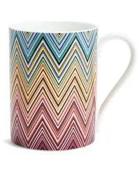 Missoni Home Jarris Tasse mit Zickzackmuster Rot