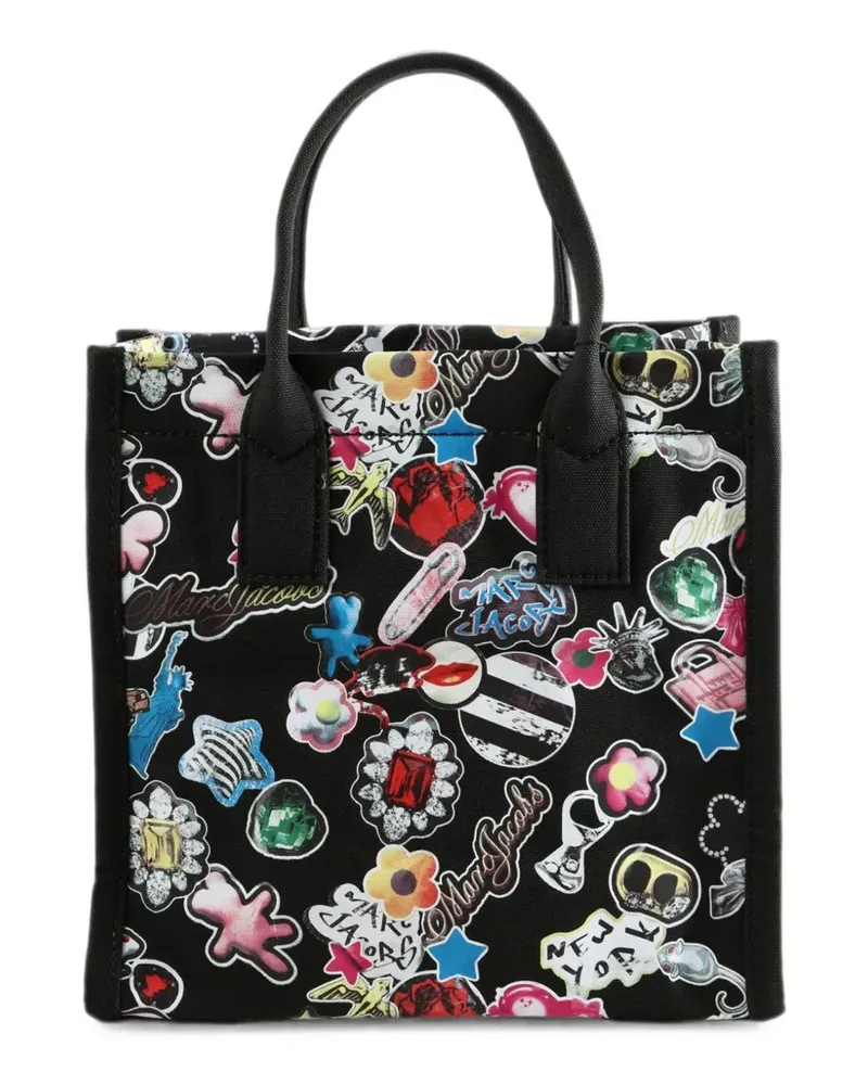 Marc Jacobs Handtasche mit Print - Schwarz Schwarz
