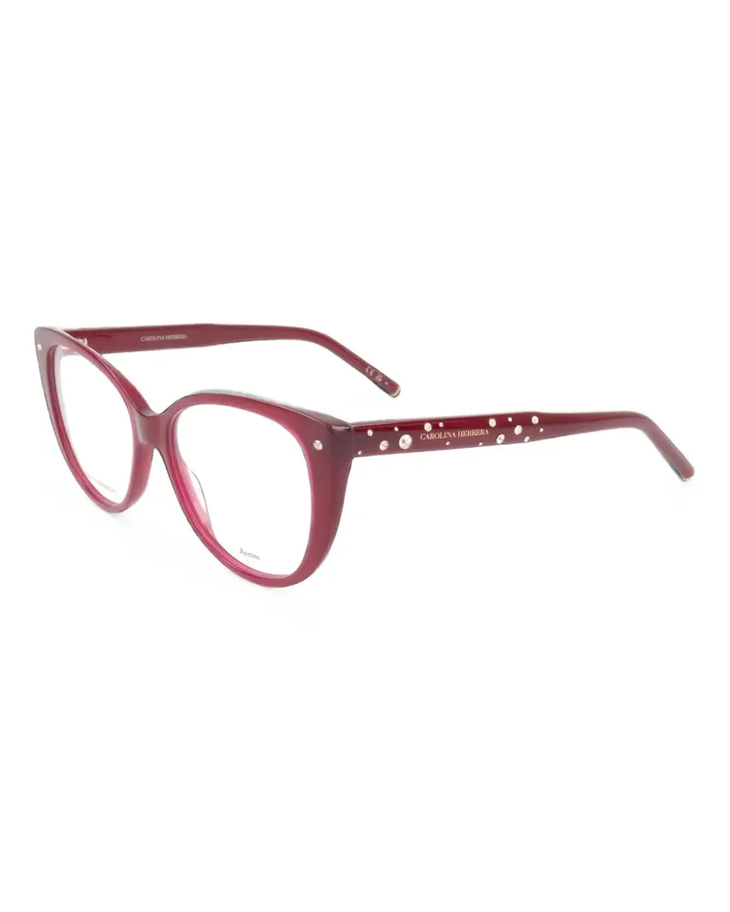 Carolina Herrera New York crystal-embellished cat-eye glasses - Rot Rot