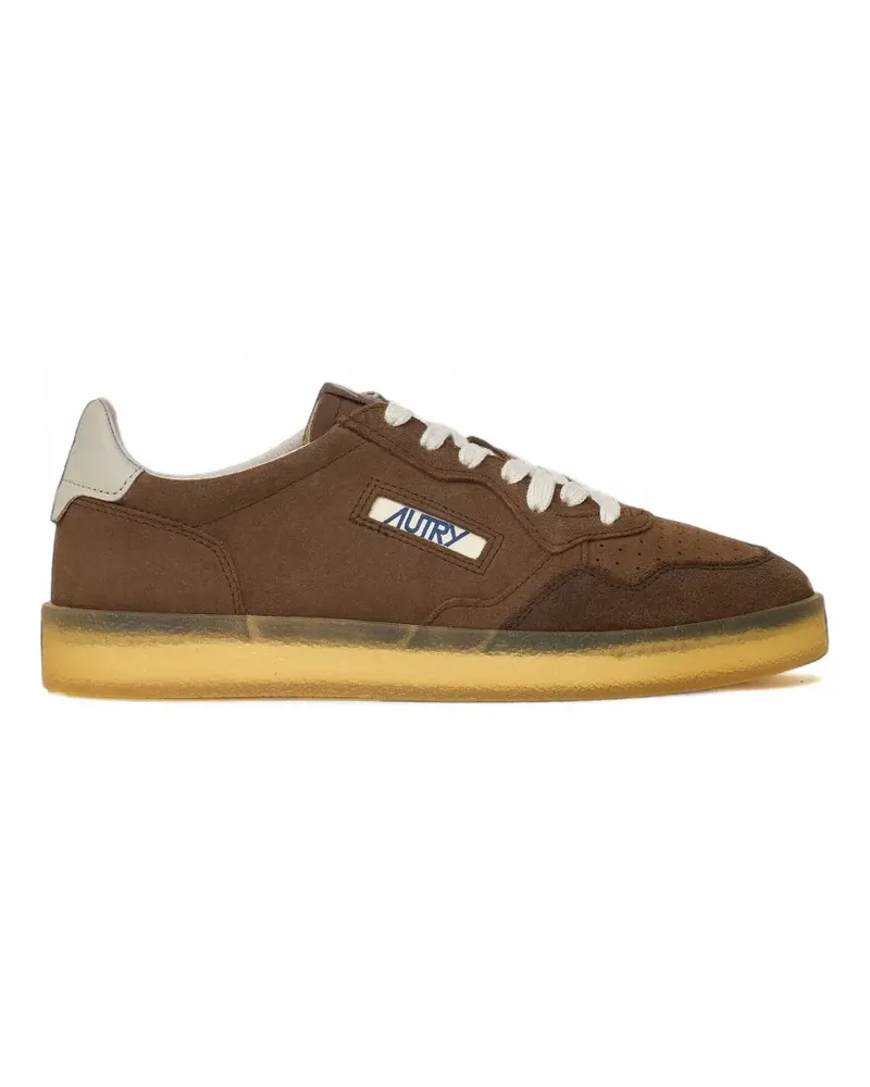 AUTRY Medalist Low suede sneakers - Braun Braun