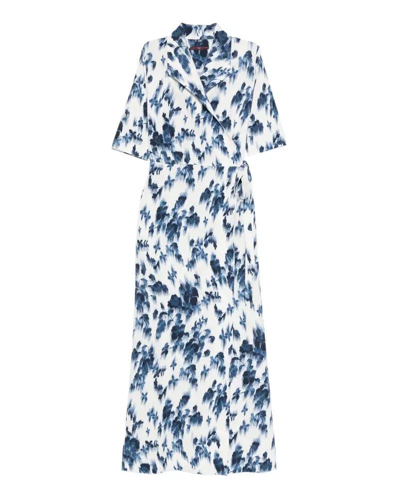 HIGH floral-print maxi dress - Weiß Weiß