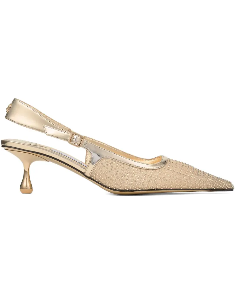 Jimmy Choo Amel Slingback-Pumps 50mm - Gold Gold