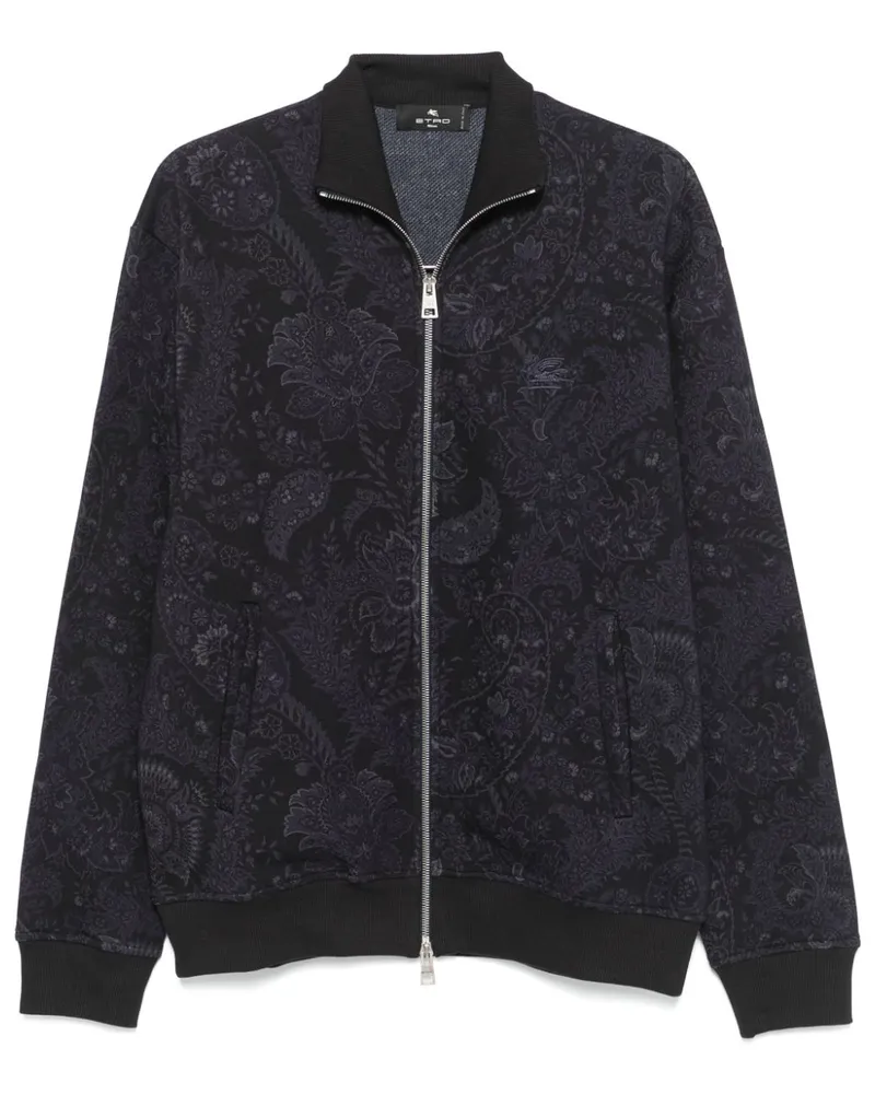Etro Sweatshirt mit Paisley-Print - Blau Blau