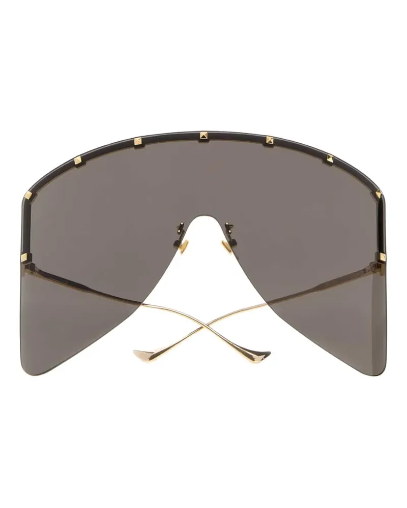 Valentino Garavani Brille mit Metallmaske - Schwarz Schwarz