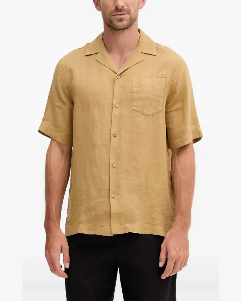 Frescobol Carioca pocket short-sleeve shirt - Nude Nude