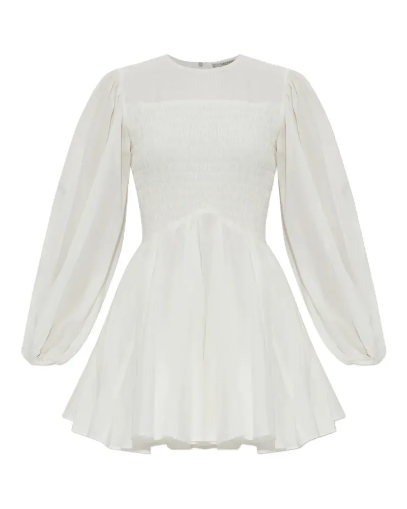AllSaints Gesmoktes Chia Minikleid - Weiß Weiß