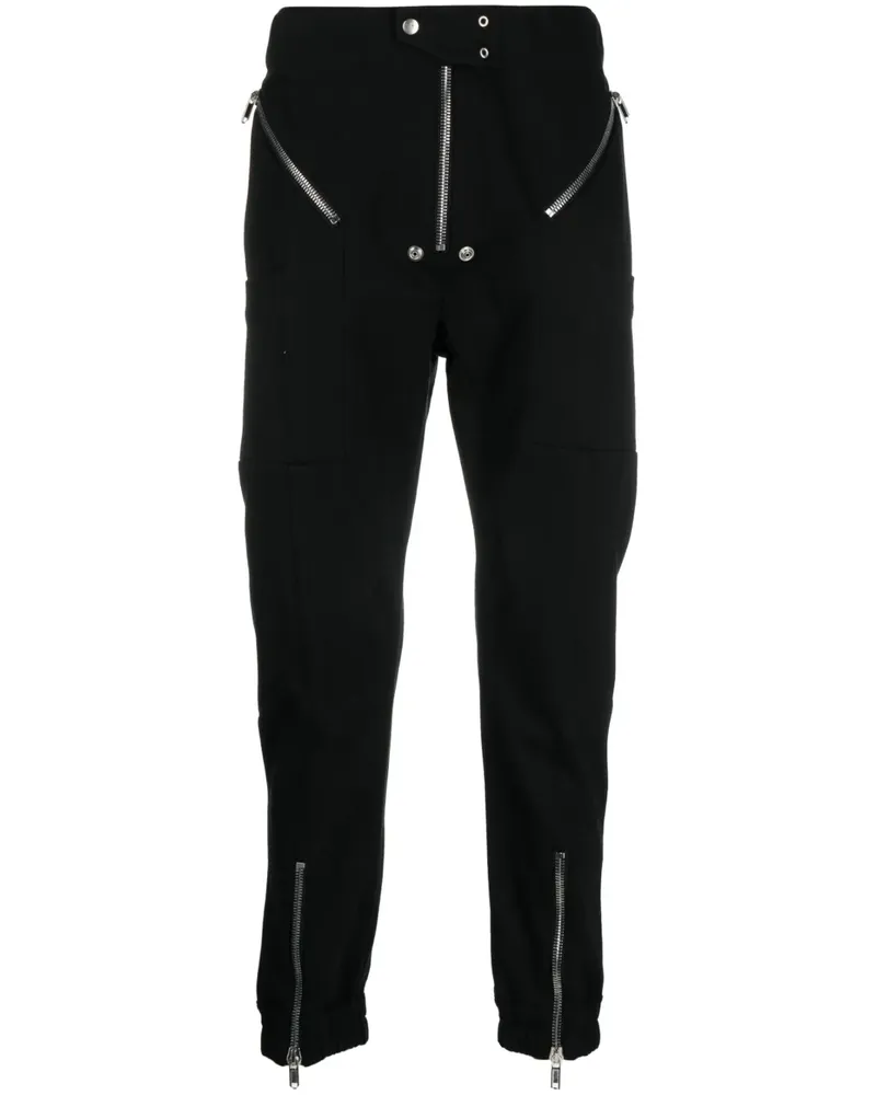 Rick Owens Hose mit Reißverschlussdetail - Schwarz Schwarz
