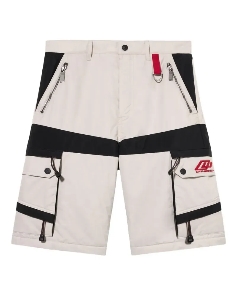 OFF-WHITE Cargo-Shorts mit Reißverschlusstaschen - Nude Nude