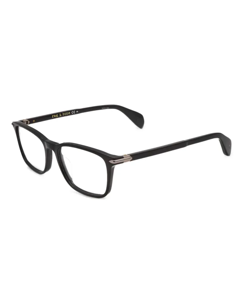 Rag & Bone Brille mit eckigem Gestell - Schwarz Schwarz