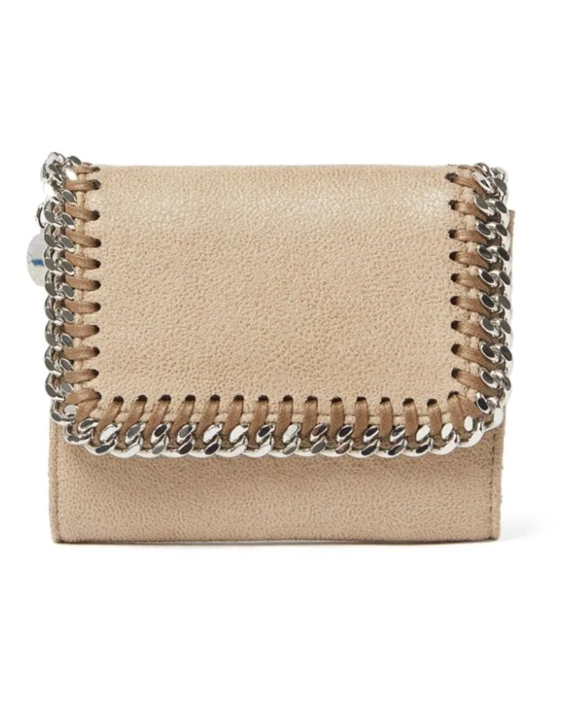 Stella McCartney Kleines Falabella Portemonnaie Nude