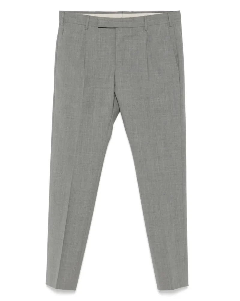 PT TORINO Hose mit Bundfalten - Grau Grau