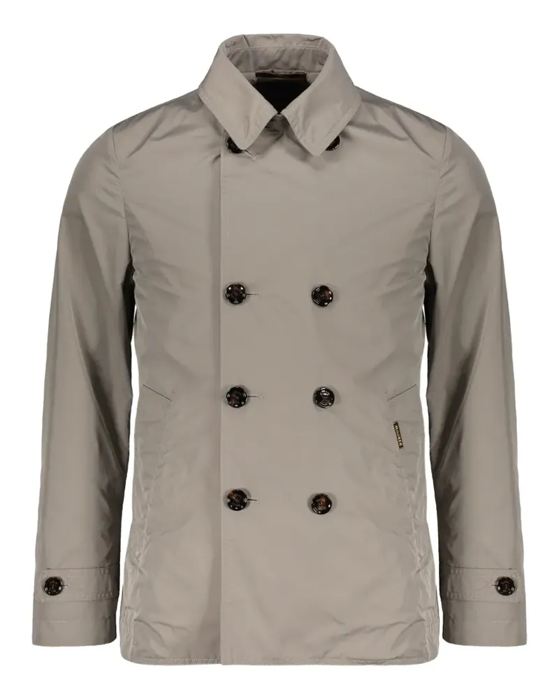 MOORER Doppelreihige Jacke - Grau Grau