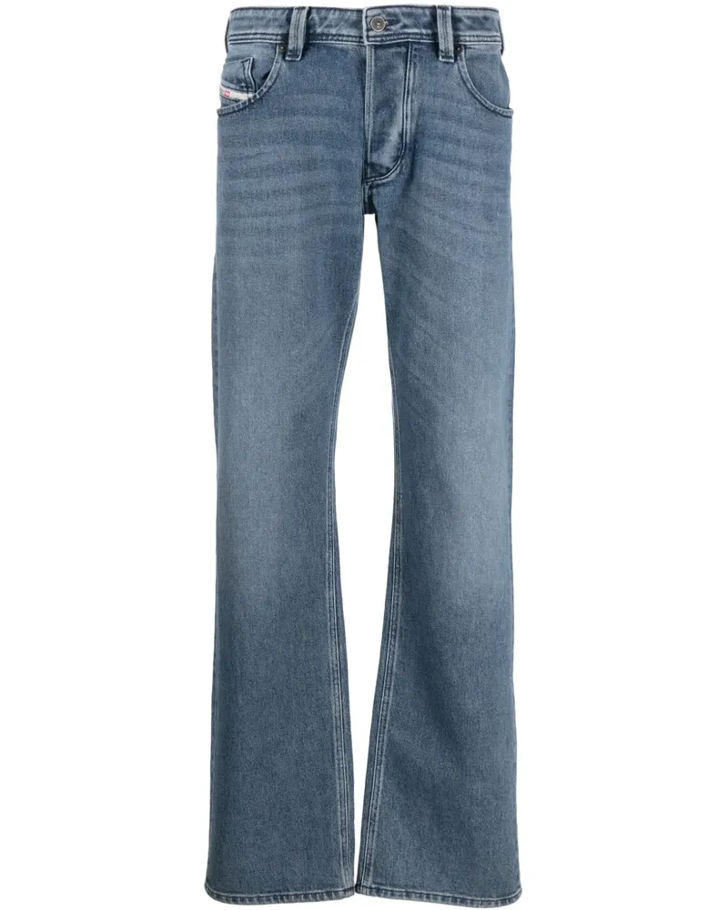 Diesel Halbhohe Larkee Straight-Leg-Jeans - Blau Blau