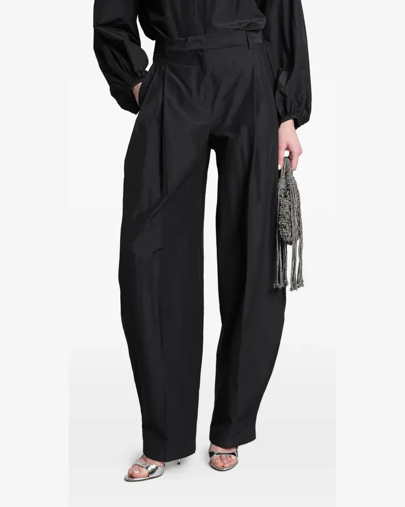ANDAMANE Tracy Pants pleated wide-leg trousers - Schwarz Schwarz