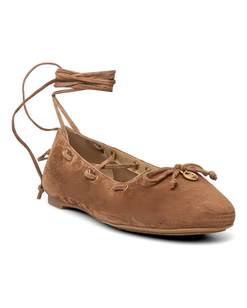 Michael Kors tie-ankle ballet flats - Braun Braun