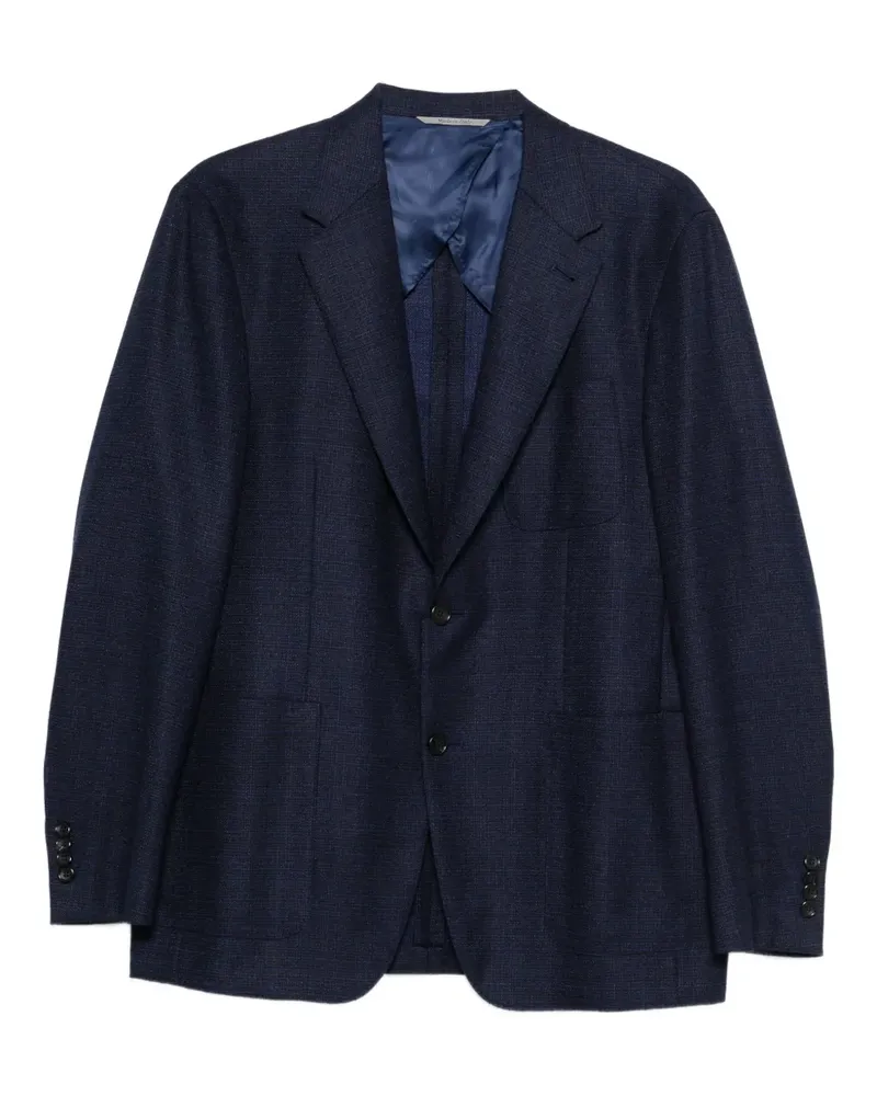 Canali single-breasted blazer - Blau Blau
