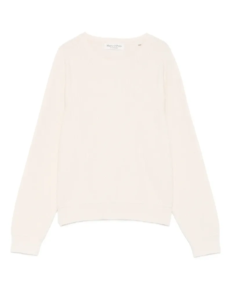Marc O'Polo Gerippter Pullover - Nude Nude