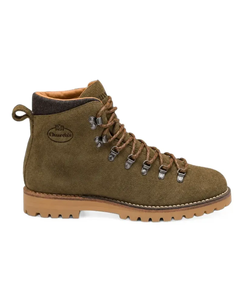 Church's Schnürstiefel aus Wildleder - Grün Grün