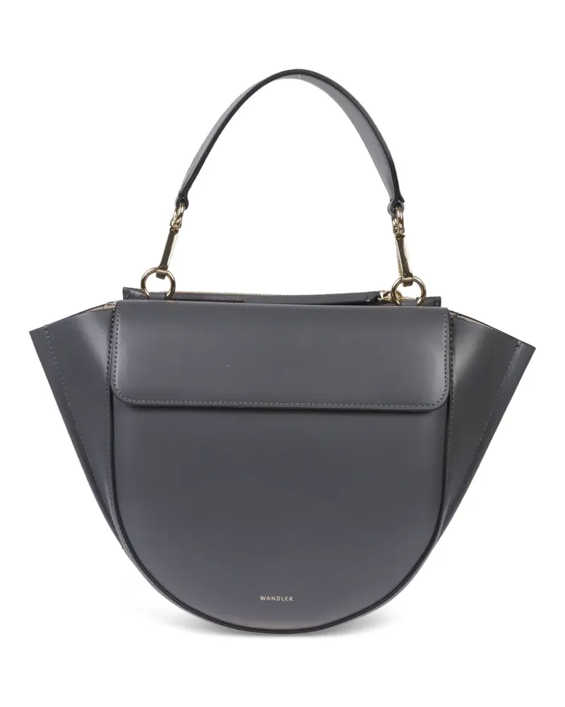 WANDLER Hortensia Schultertasche mit Klappentasche - Grau Grau