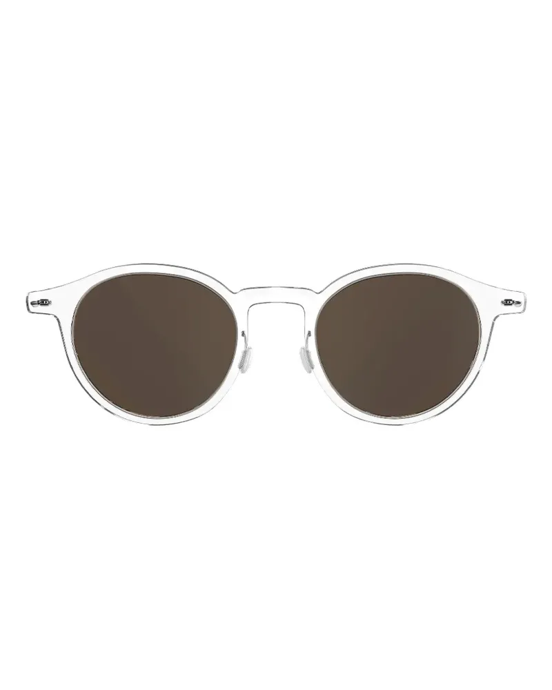 Lindberg round-frame sunglasses - Weiß Weiß