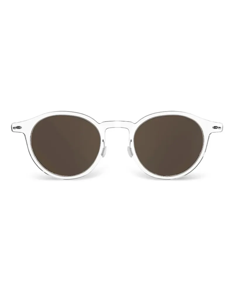 Lindberg round-frame sunglasses - Weiß Weiß