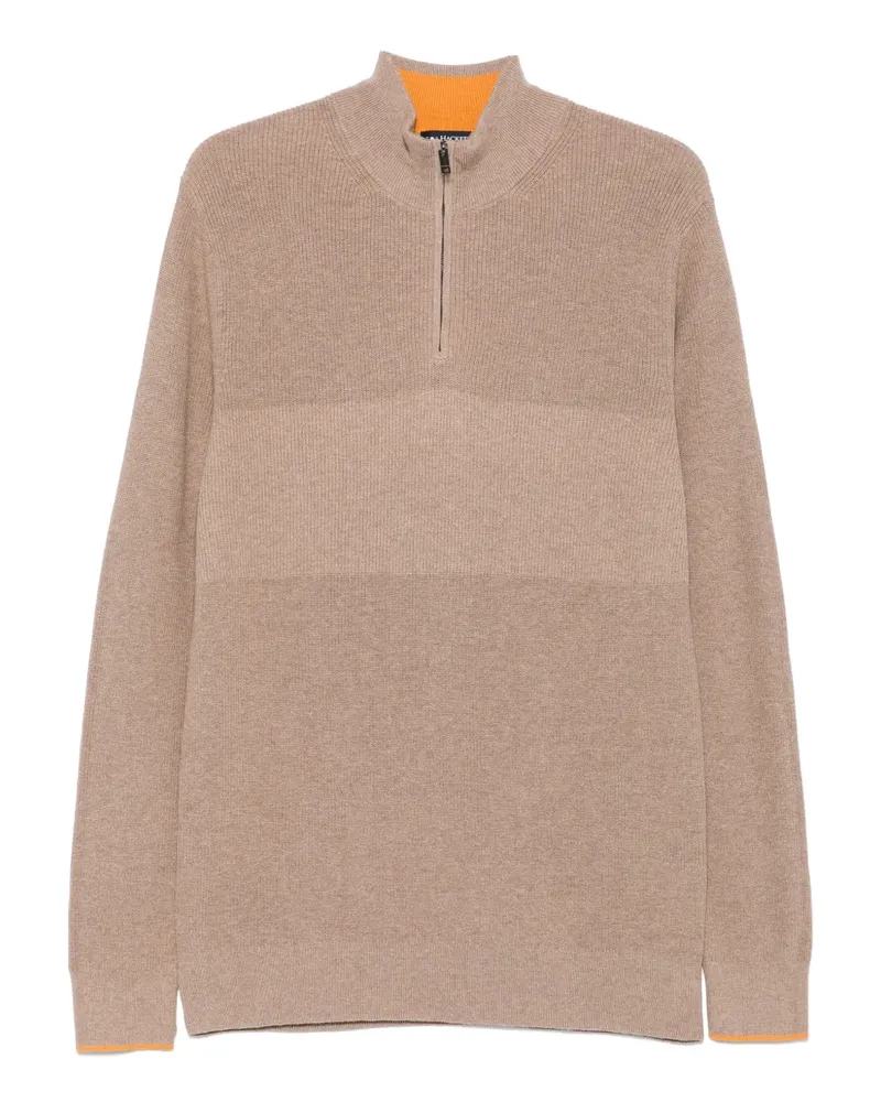 Hackett Pullover mit Kontrastdetails - Nude Nude