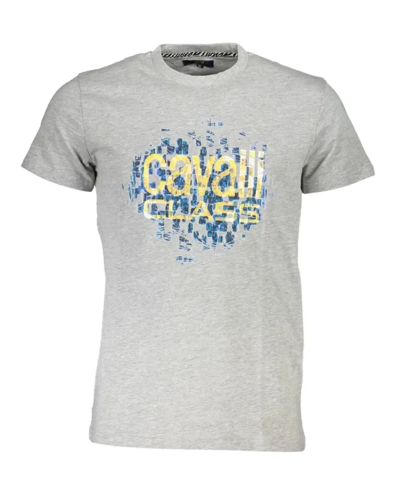 Roberto Cavalli T-Shirt mit Logo-Print - Grau Grau