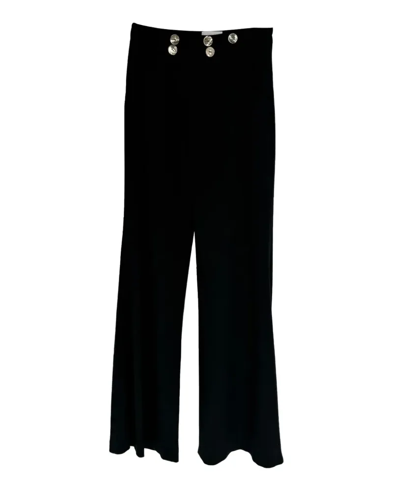 GALVAN Hose mit Zierknöpfen - Schwarz Schwarz