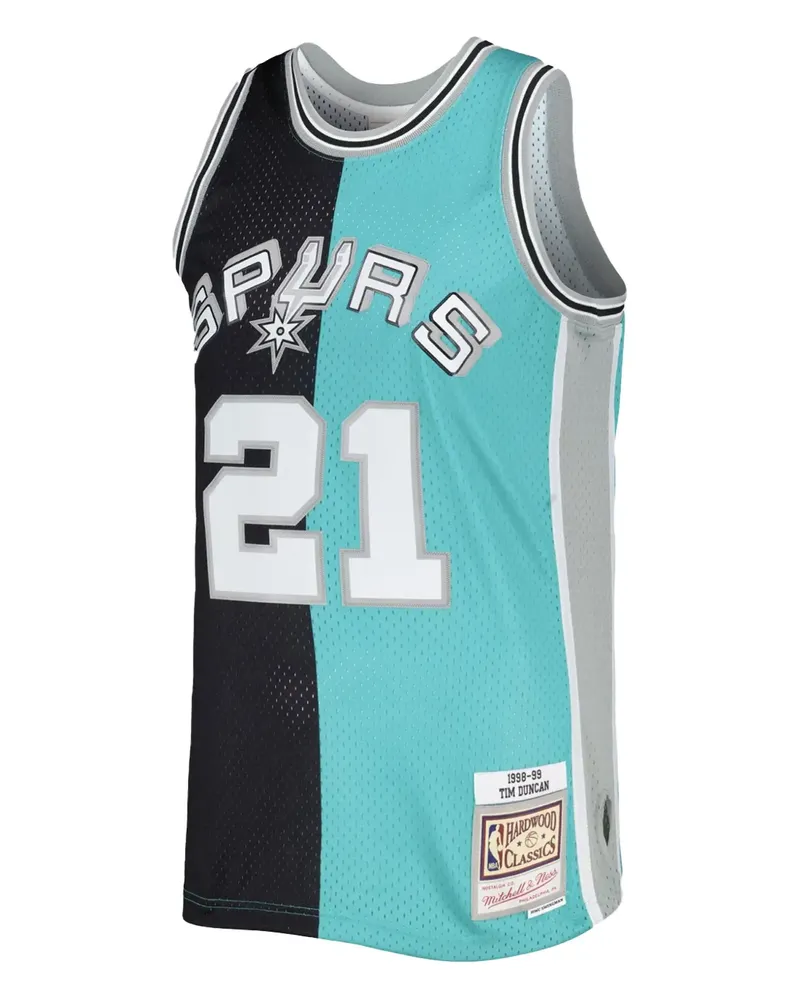 Mitchell & Ness Tim Duncan NBA San Antonio Spurs 1998 Swingman Tanktop - Blau Blau