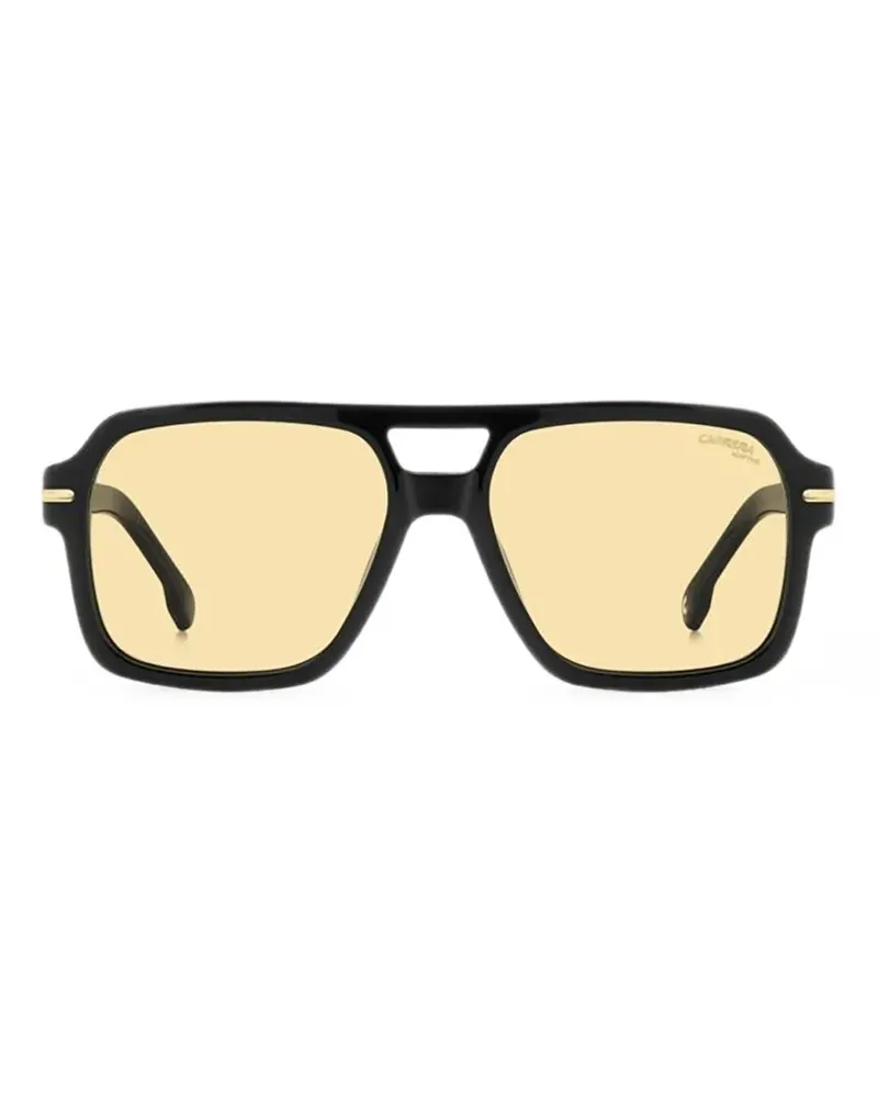 Carrera geometric-frame sunglasses - Schwarz Schwarz