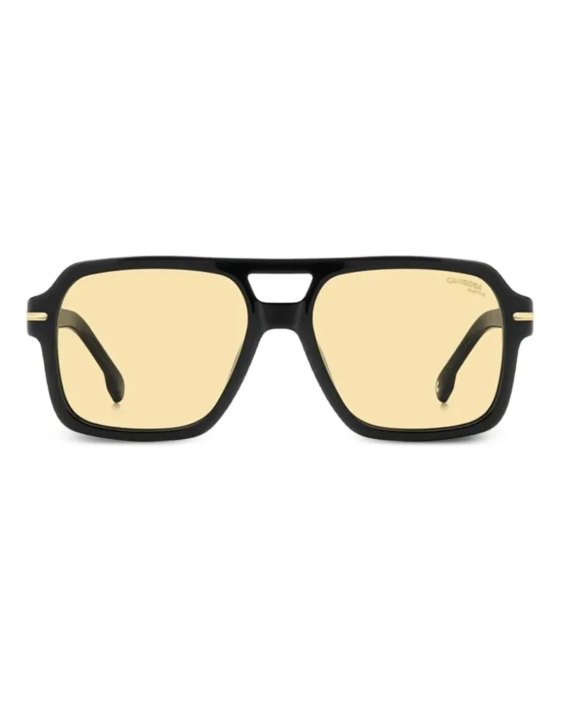 Carrera geometric-frame sunglasses - Schwarz Schwarz