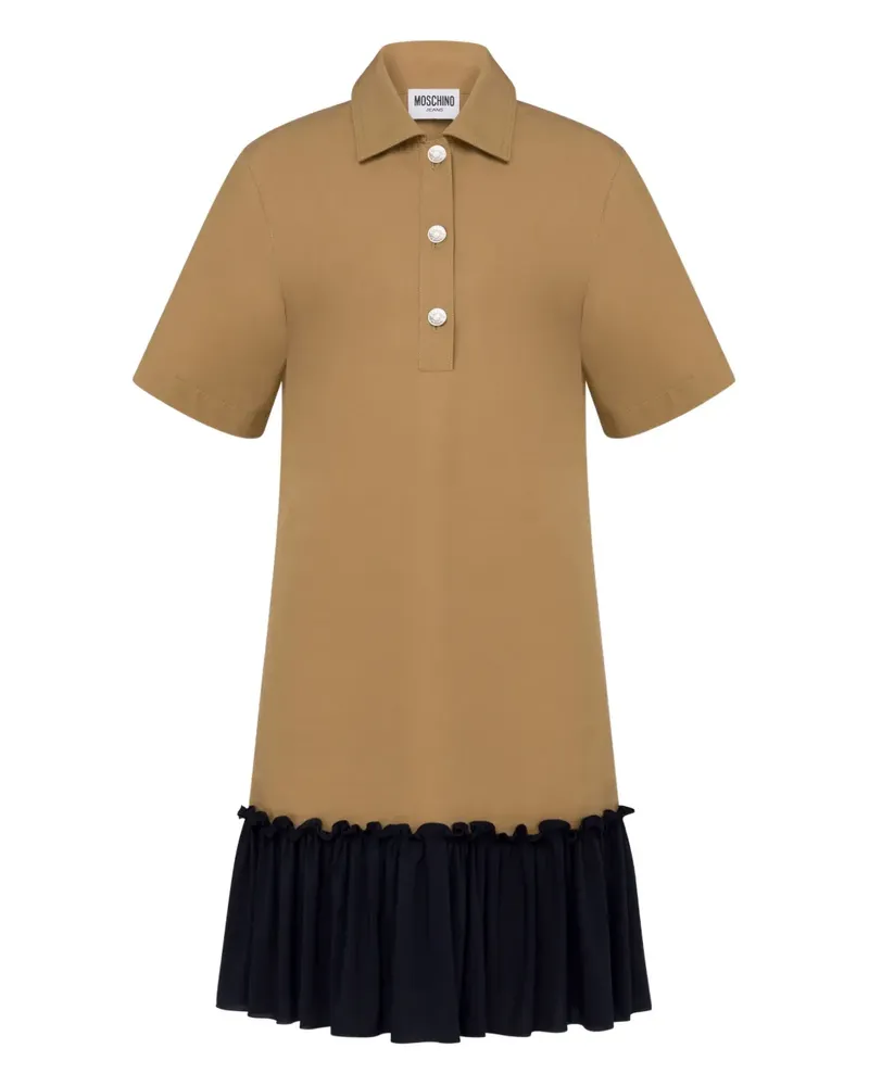 Moschino Minikleid aus Leinen - Braun Braun