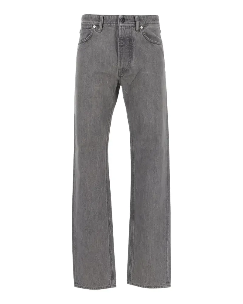Stone Island J100005 black denim-light grey wash jeans - Grau Grau