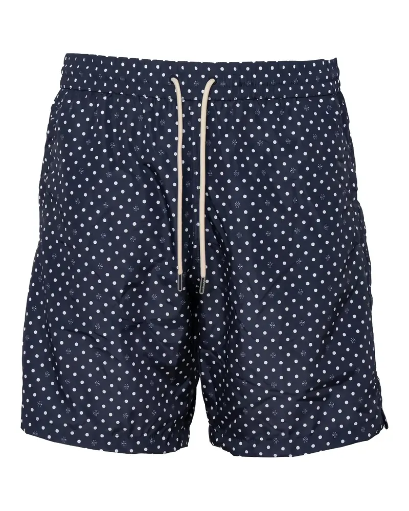 Jacob Cohën polka-dot drawstring swim shorts - Blau Blau