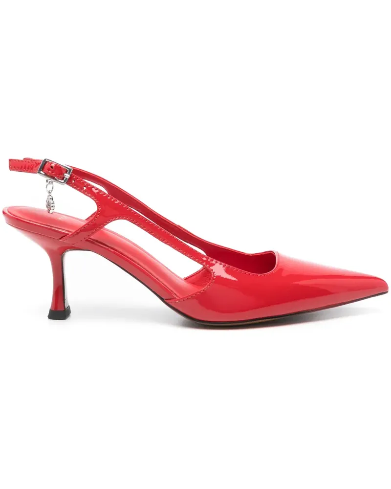 Maje Slingback-Pumps aus Lackleder 70mm - Rot Rot