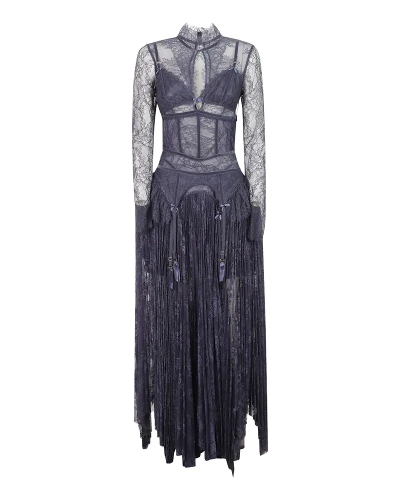 Zimmermann Valiant Lingerie lace-trimmed maxi dress - Blau Blau