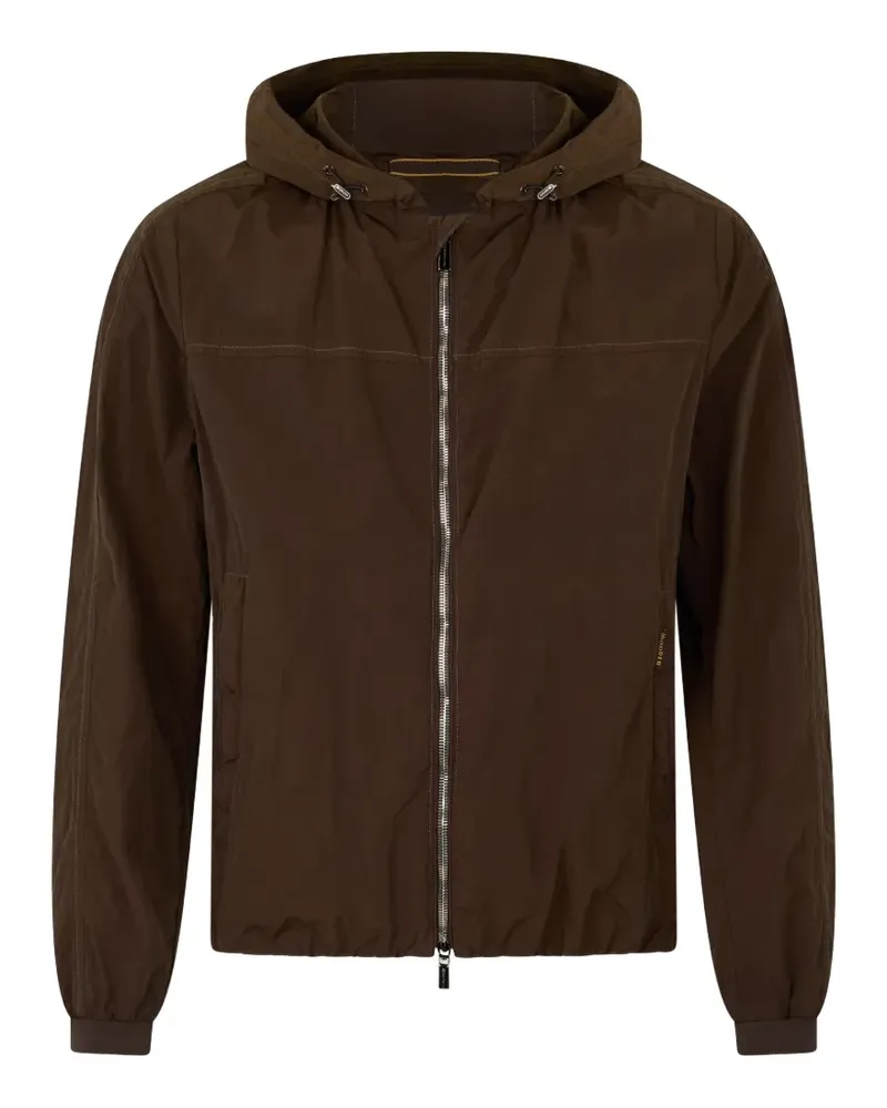 MOORER zip hooded jacket - Braun Braun