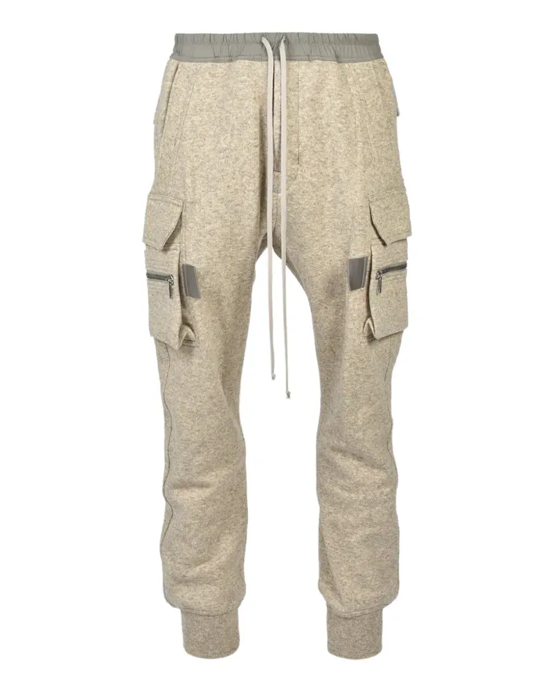 Rick Owens multi-pocket drawstring cargo pants - Nude Nude