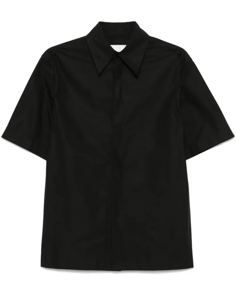 Jil Sander Klassisches Hemd - Schwarz Schwarz
