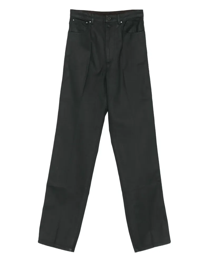 Christophe Lemaire Plissierte Hose - Schwarz Schwarz