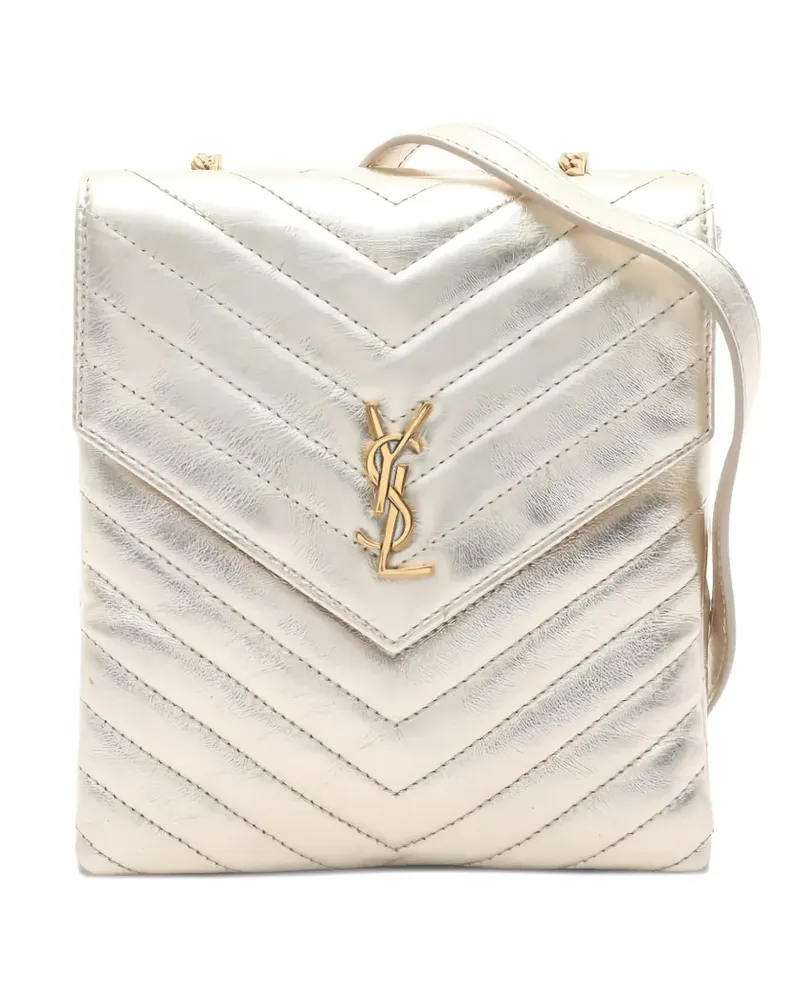 Saint Laurent quilted shoulder bag - Gold Gold