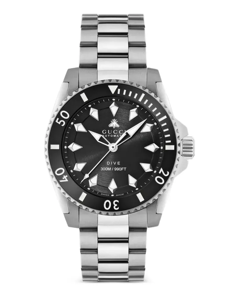 Gucci Dive Armbanduhr 40mm - Schwarz Schwarz