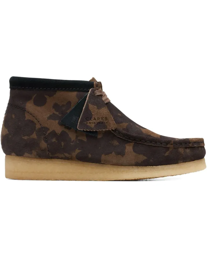 Clarks Wallabee "Black/Khaki" Stiefel - Braun Braun