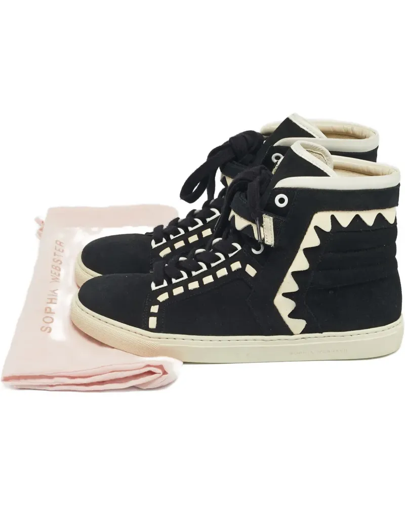Sophia Webster Riko High-Top-Sneakers - Schwarz Schwarz