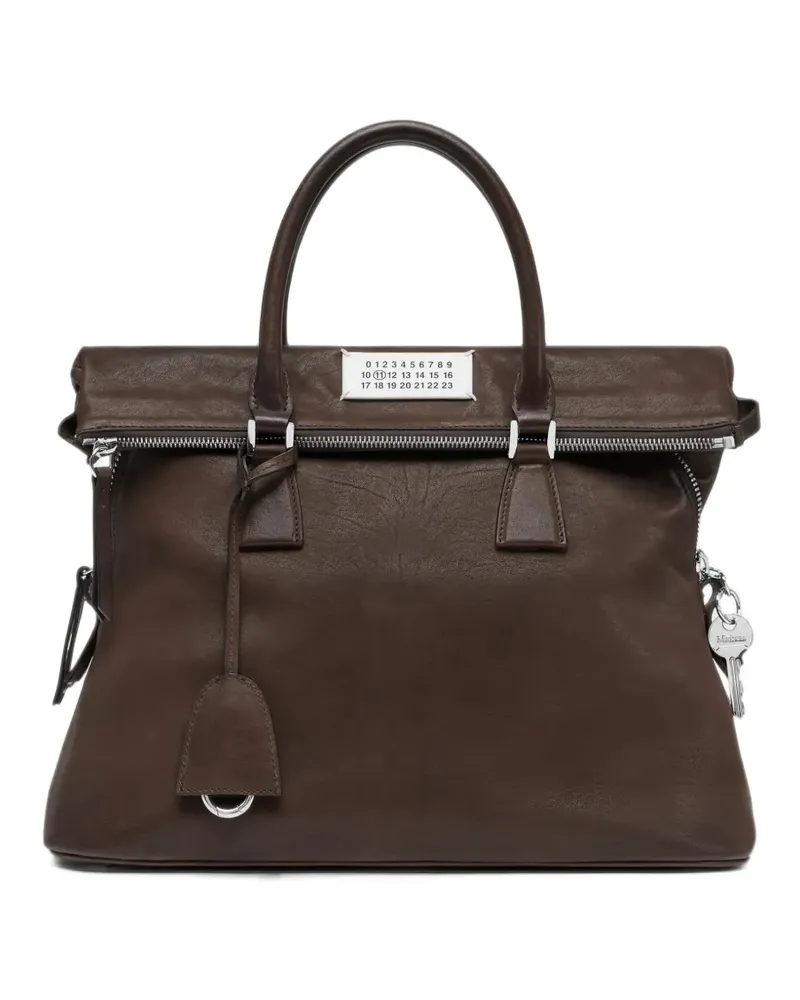 Maison Margiela 5AC Schultertasche - Braun Braun